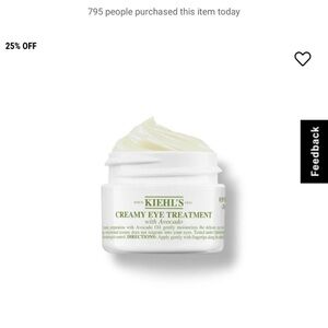Kiehl's Creamy Eye Treatment with Avocado - White